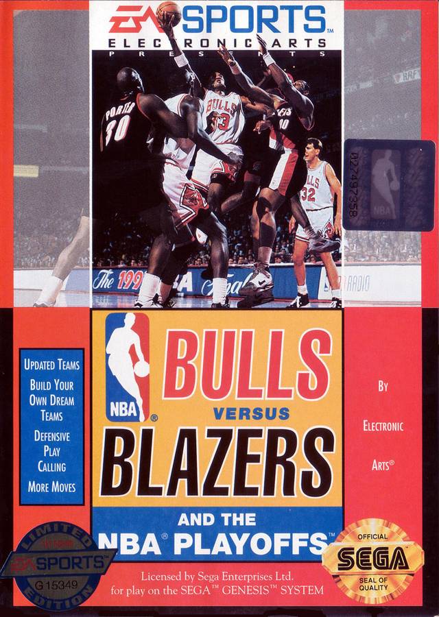 The coverart image of Bulls versus Blazers and the NBA Playoffs