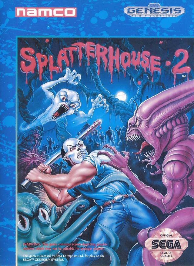 The coverart image of Splatterhouse 2