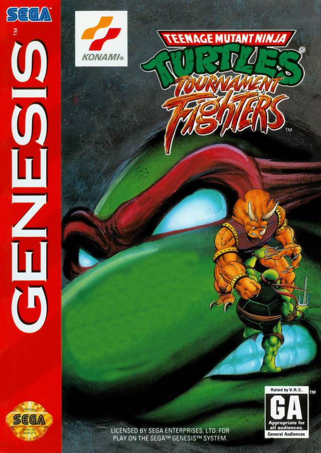 The coverart image of Teenage Mutant Ninja Turtles: Tournament Fighters (Playable Bosses Hack)