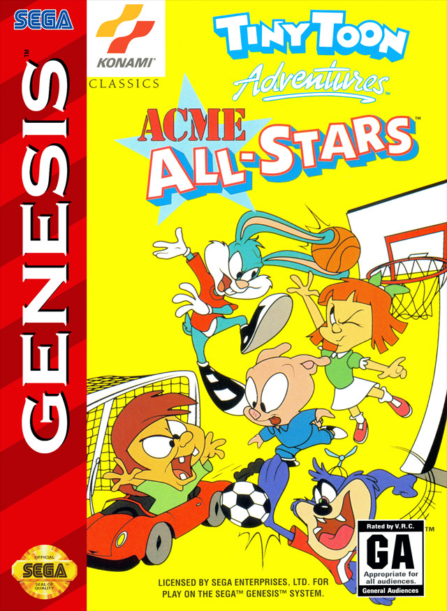 The coverart image of Tiny Toon Adventures: ACME All-Stars