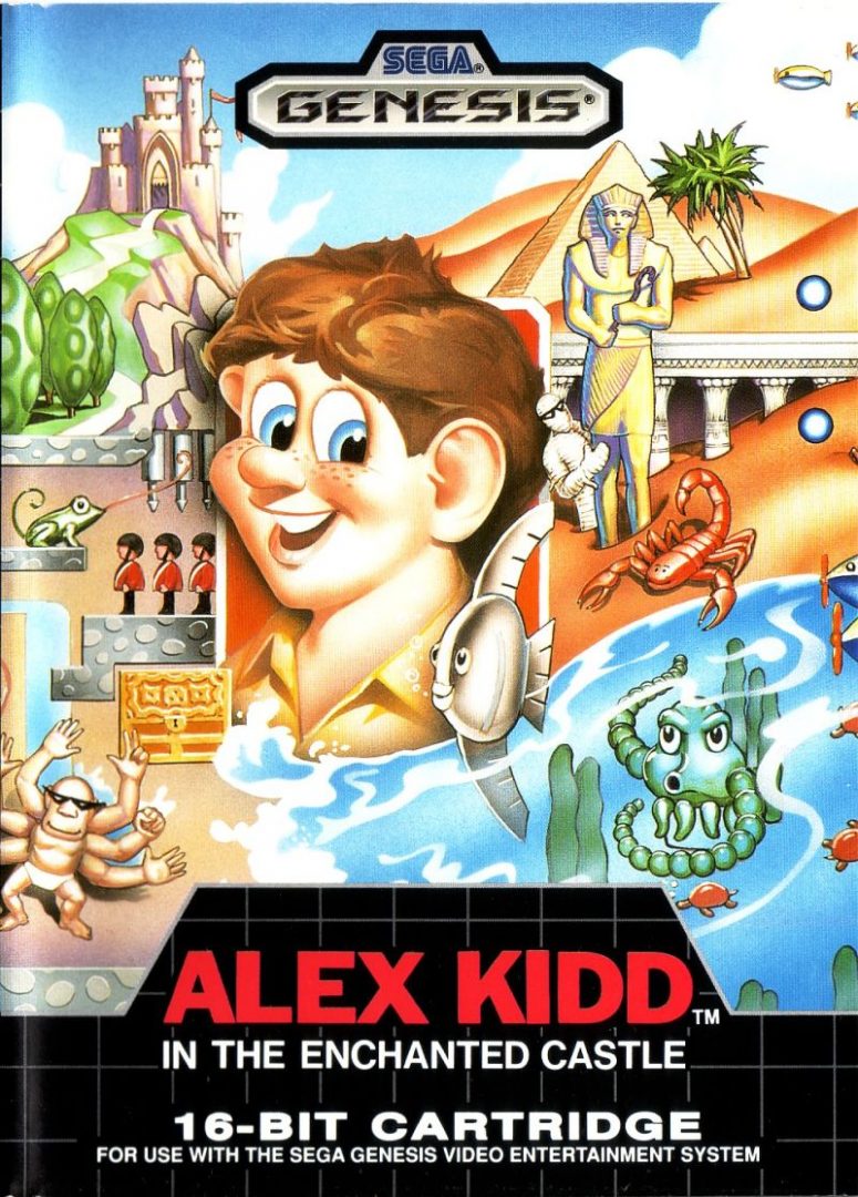 The coverart image of Alex Kidd in the Enchanted Castle