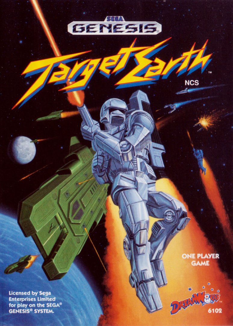 The coverart image of Target Earth / Assault Suit Leynos