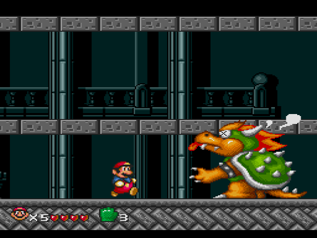 Super Mario World (USA) [Hack by Carol v1.0] (~Brutal Mario) (Ja) ROM <  SNES ROMs