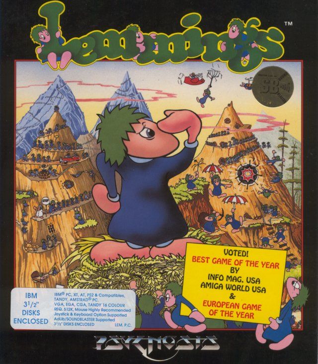 The coverart image of Lemmings