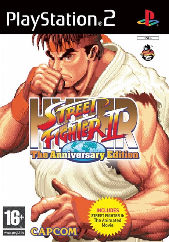 The coverart image of Hyper Street Fighter II: The Anniversary Edition