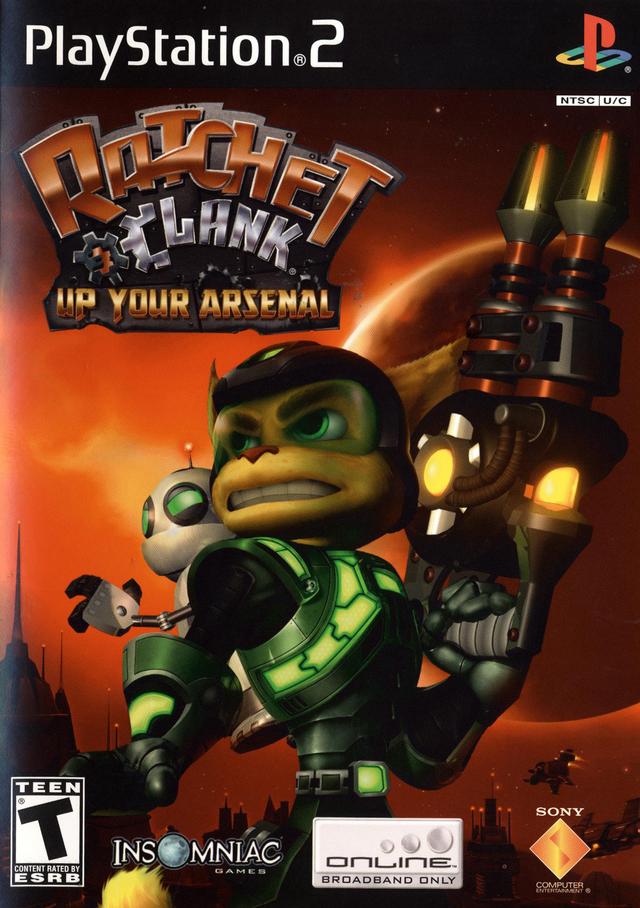The coverart image of Ratchet & Clank: Up Your Arsenal