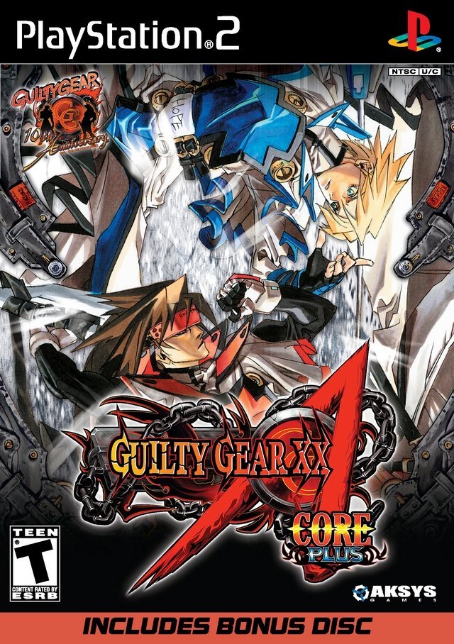 The coverart image of Guilty Gear XX Accent Core Plus