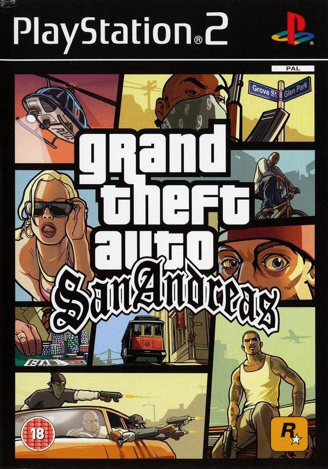 The coverart image of Grand Theft Auto: San Andreas