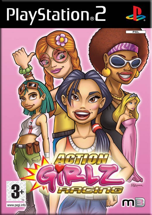 The coverart image of Action Girlz Racing