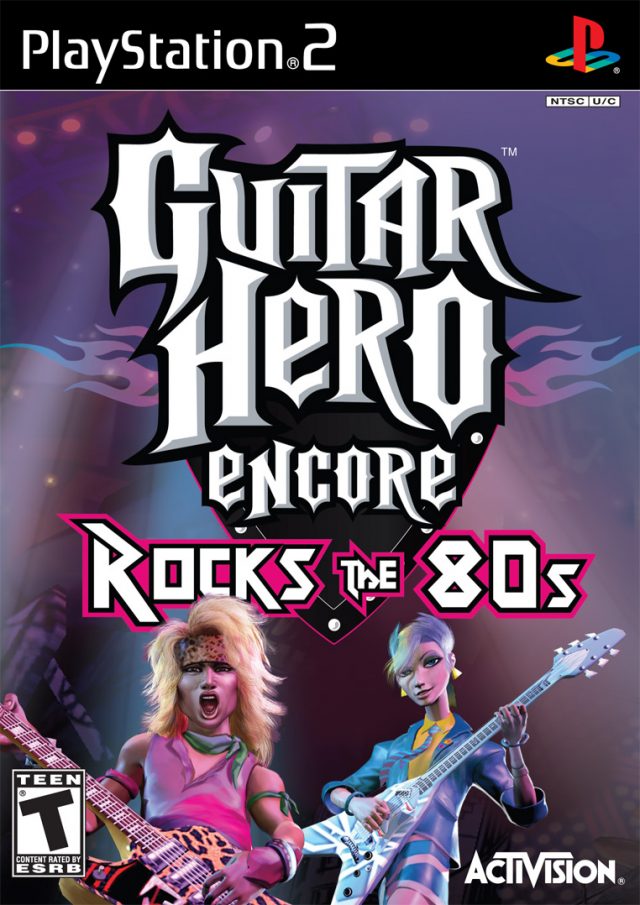 The coverart image of Guitar Hero Encore: Rocks the 80s