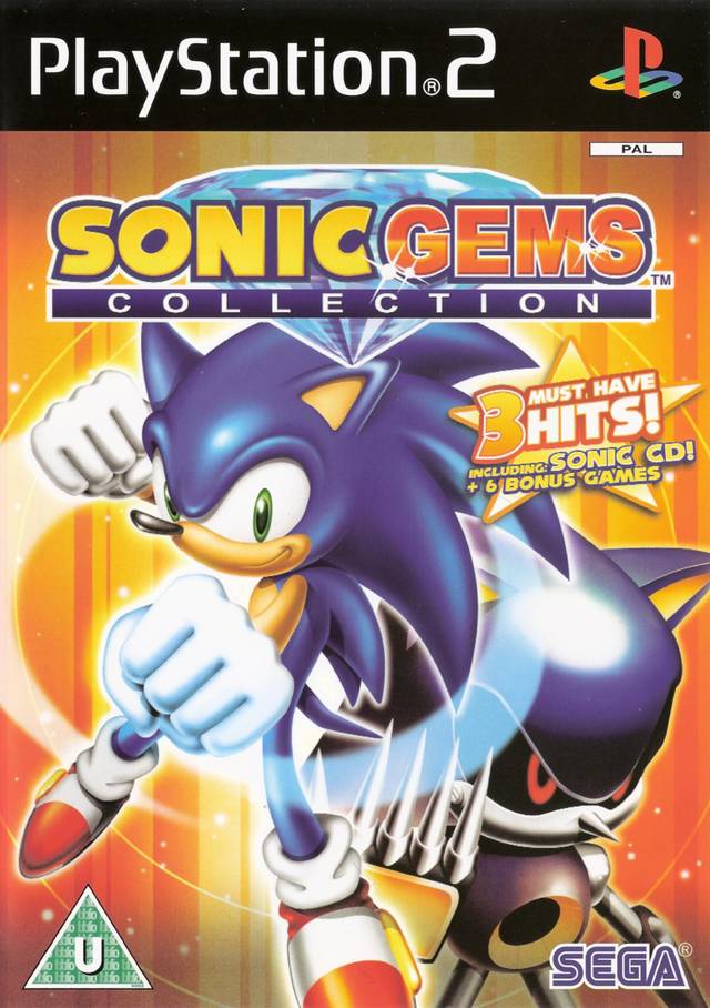The coverart image of Sonic Gems Collection