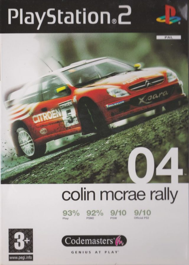 The coverart image of Colin McRae Rally 04