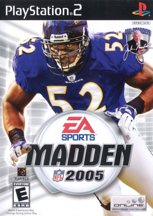 The coverart image of Madden NFL 2005