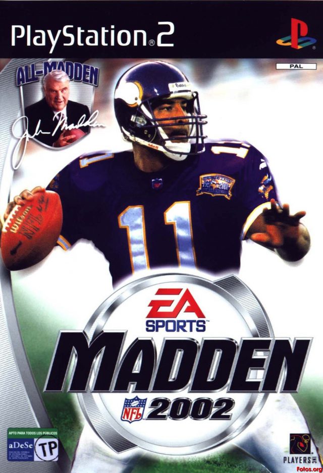 The coverart image of Madden NFL 2002