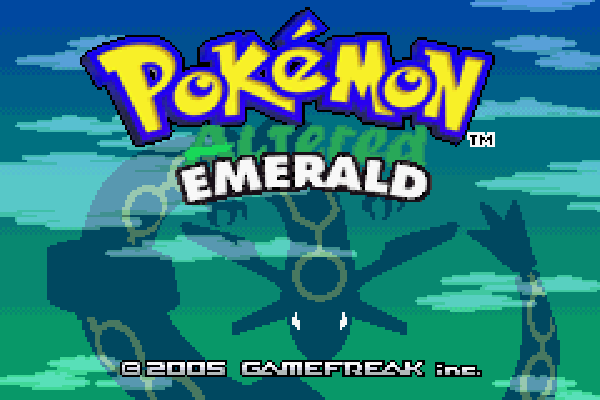 The coverart image of Pokemon Altered Emerald (Hack)