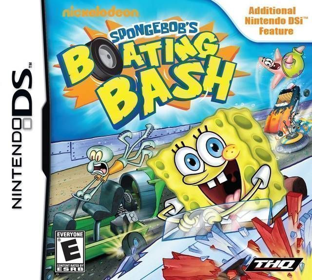 The coverart image of SpongeBob's Boating Bash