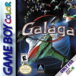 The coverart image of Galaga - Destination Earth 