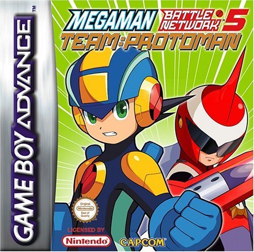 The coverart image of Mega Man Battle Network 5 - Team Protoman