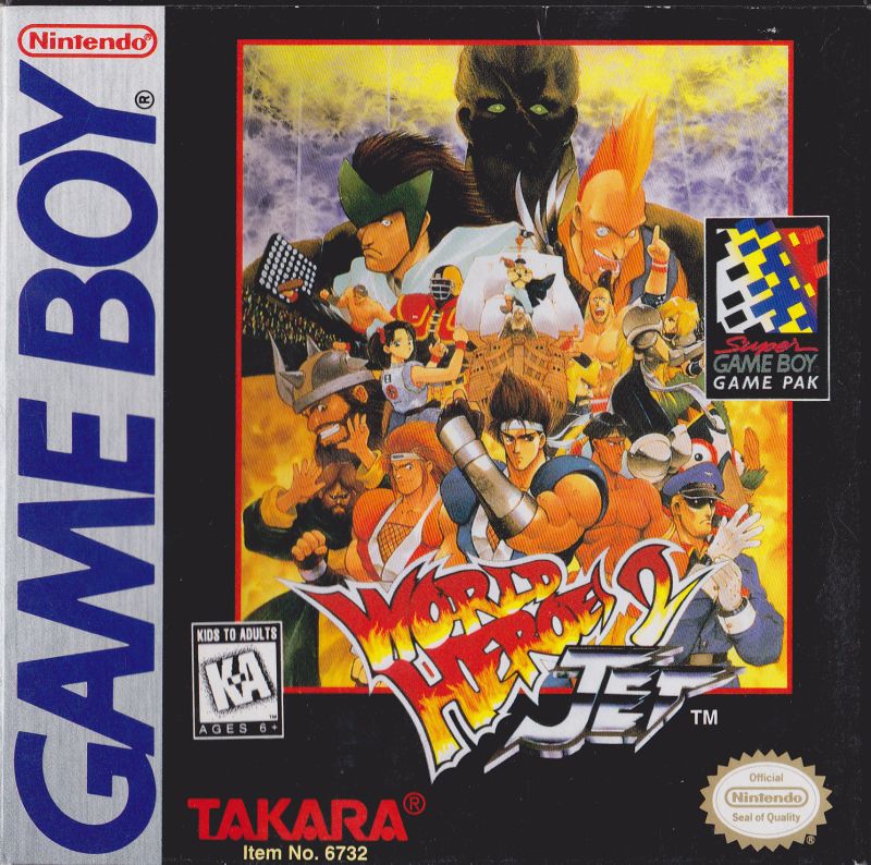 The coverart image of World Heroes 2 Jet