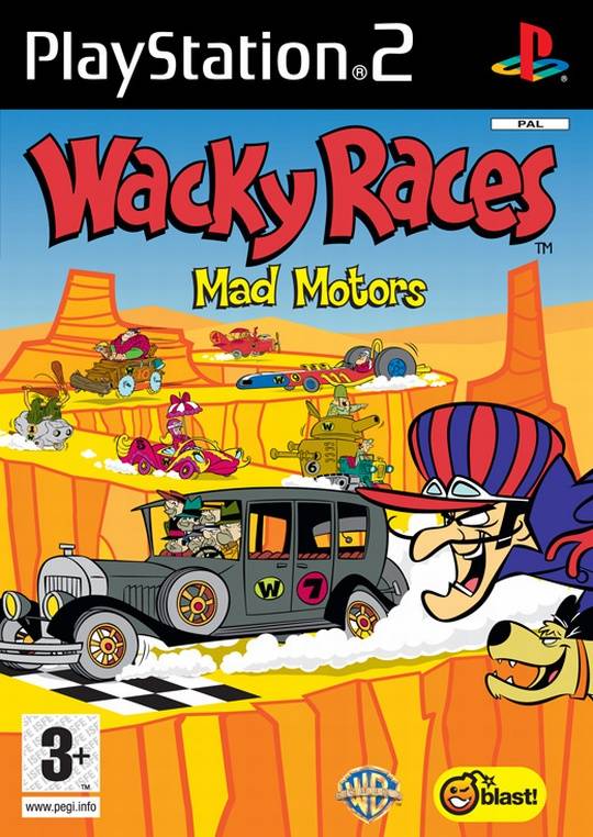 The coverart image of Wacky Races: Mad Motors