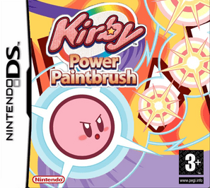 The coverart image of Kirby: Power Paintbrush