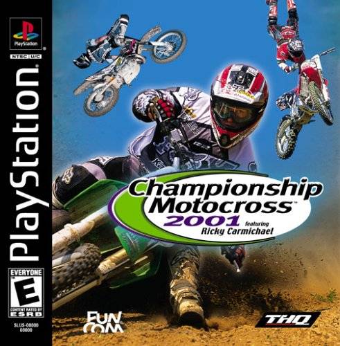 The coverart image of Championship Motocross 2001: Ricky Carmichael