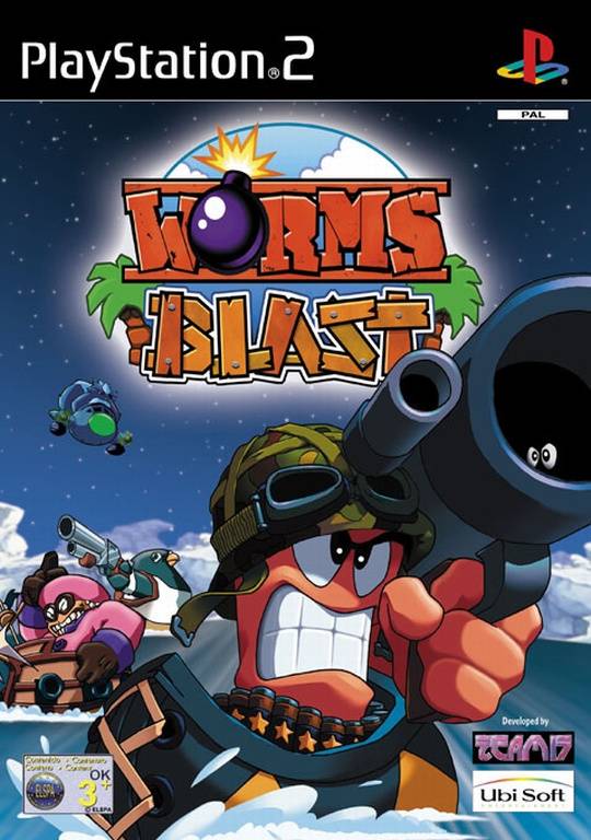 The coverart image of Worms Blast
