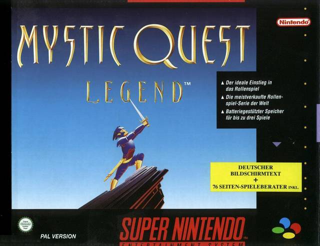 The coverart image of Mystic Quest Legend 
