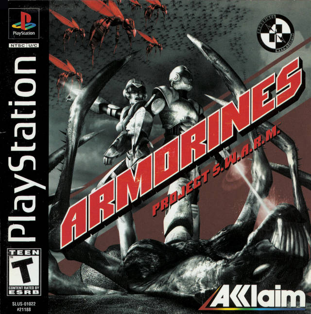 The coverart image of Armorines: Project S.W.A.R.M.