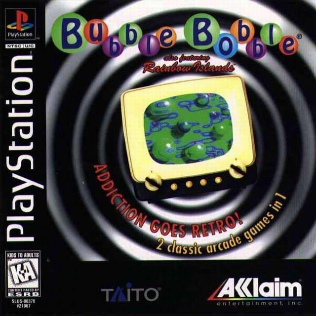 The coverart image of Bubble Bobble: featuring Rainbow Islands