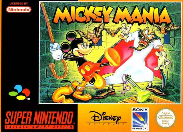 The coverart image of Mickey Mania - The Timeless Adventures of Mickey Mouse