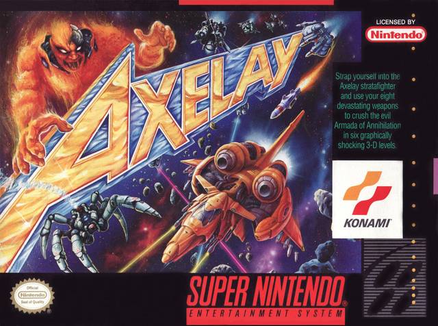 The coverart image of Axelay (FastROM)