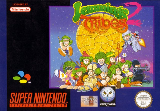 The coverart image of Lemmings 2 - The Tribes 