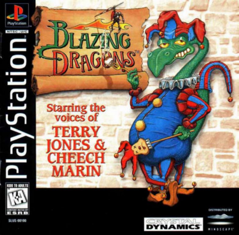 The coverart image of Blazing Dragons