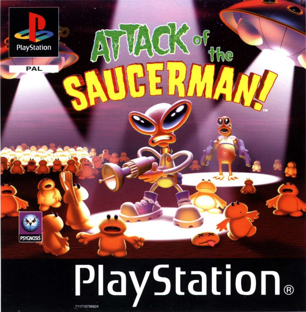 The coverart image of Attack of the Saucerman!