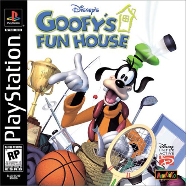 The coverart image of Goofy's Fun House