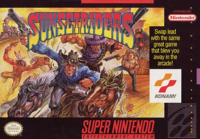 The coverart image of Sunset Riders 