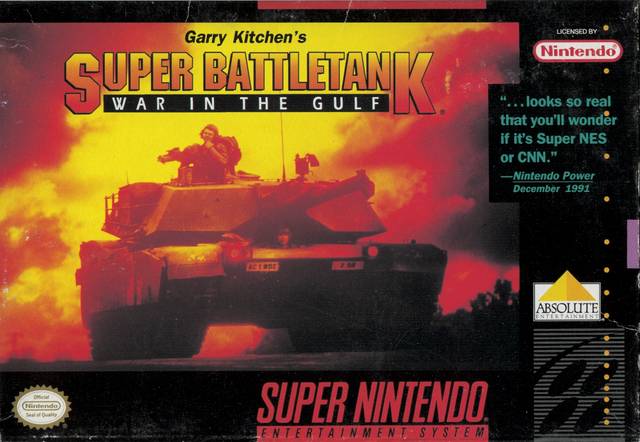 The coverart image of Super Battletank - War in the Gulf 