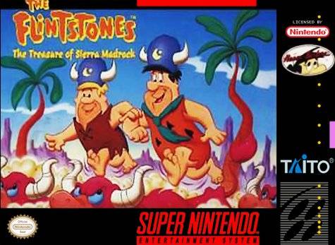 The coverart image of The Flintstones - The Treasure of Sierra Madrock