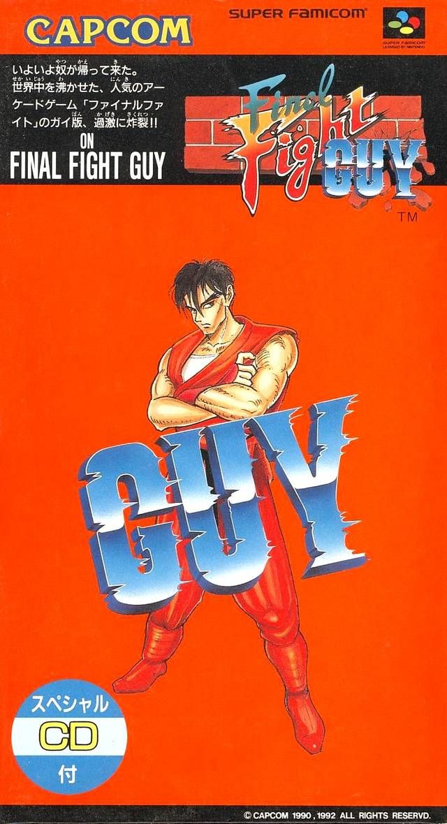 The coverart image of Final Fight Guy: FastROM + 2 Players (Hack)