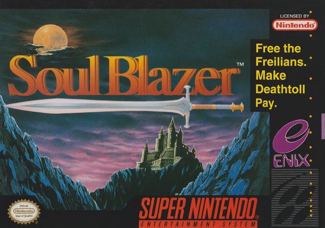 The coverart image of Soul Blazer