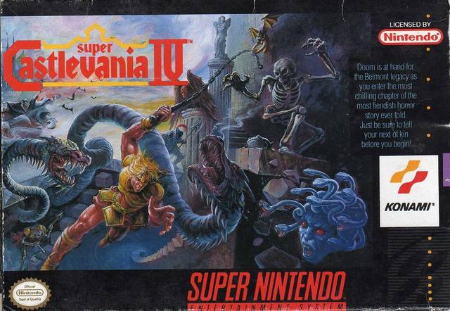The coverart image of Super Castlevania IV 