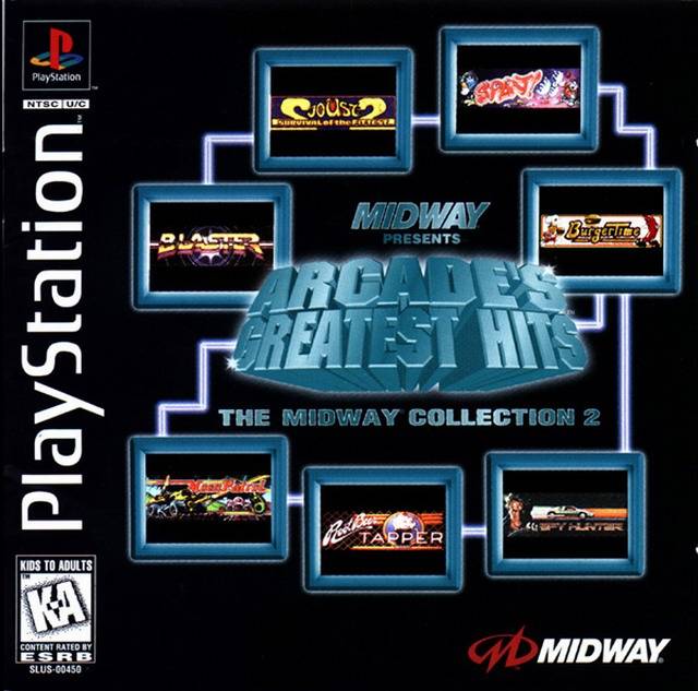 The coverart image of Arcade's Greatest Hits: The Midway Collection 2