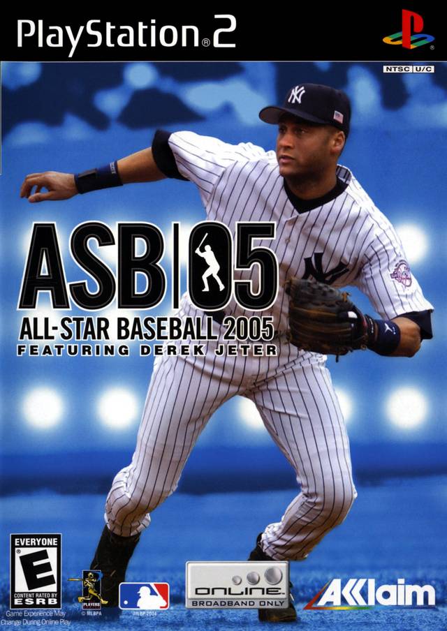 The coverart image of All-Star Baseball 2005: Featuring Derek Jeter (USA) PS2 ISO