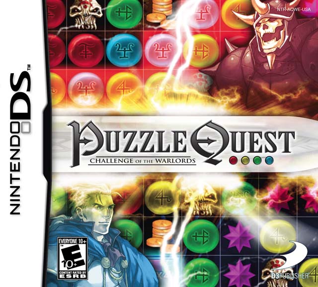 The coverart image of Puzzle Quest: Challenge of the Warlords