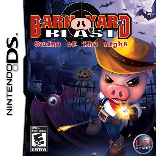 The coverart image of Barnyard Blast: Swine of the Night