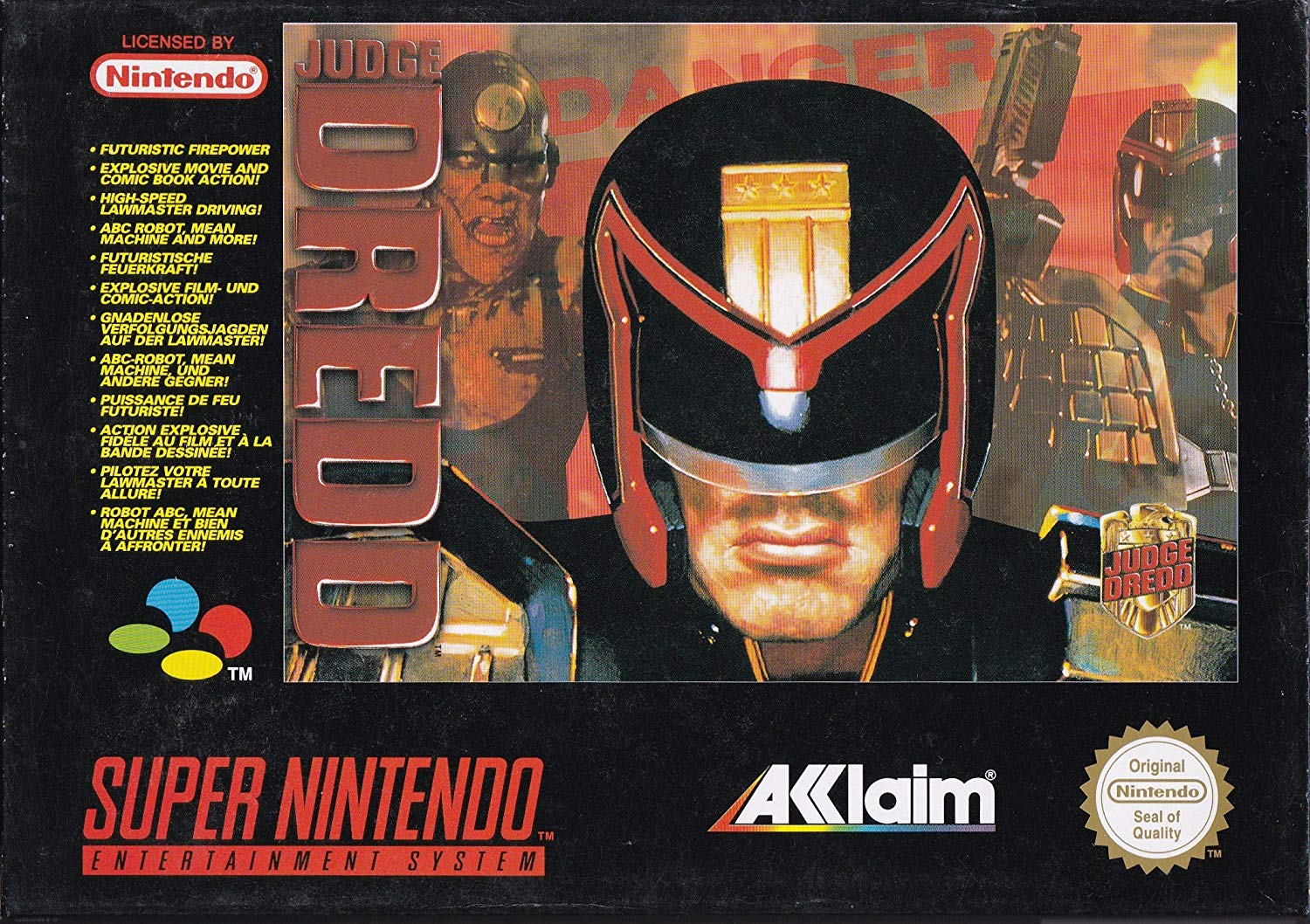 The coverart image of Judge Dredd 