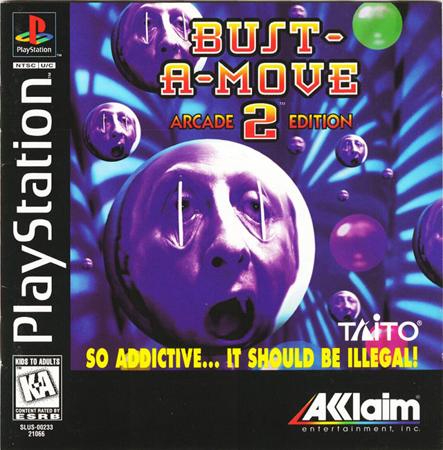 The coverart image of Bust-A-Move 2: Arcade Edition