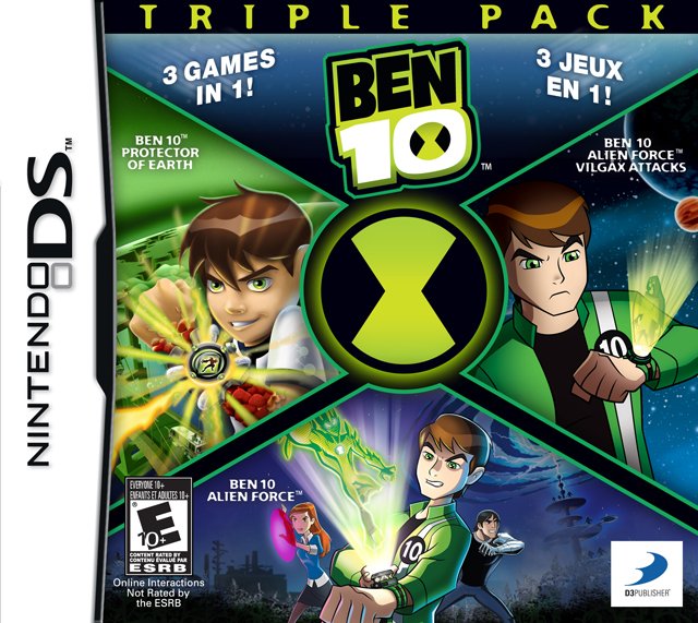 The coverart image of Ben 10 Triple Pack