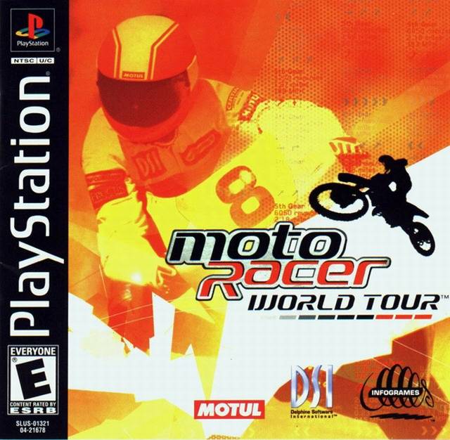 The coverart image of Moto Racer World Tour